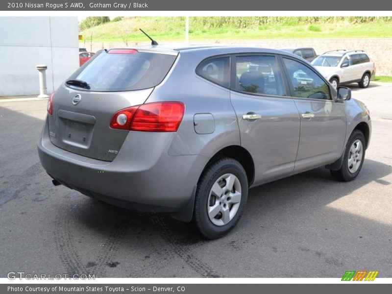 Gotham Gray / Black 2010 Nissan Rogue S AWD
