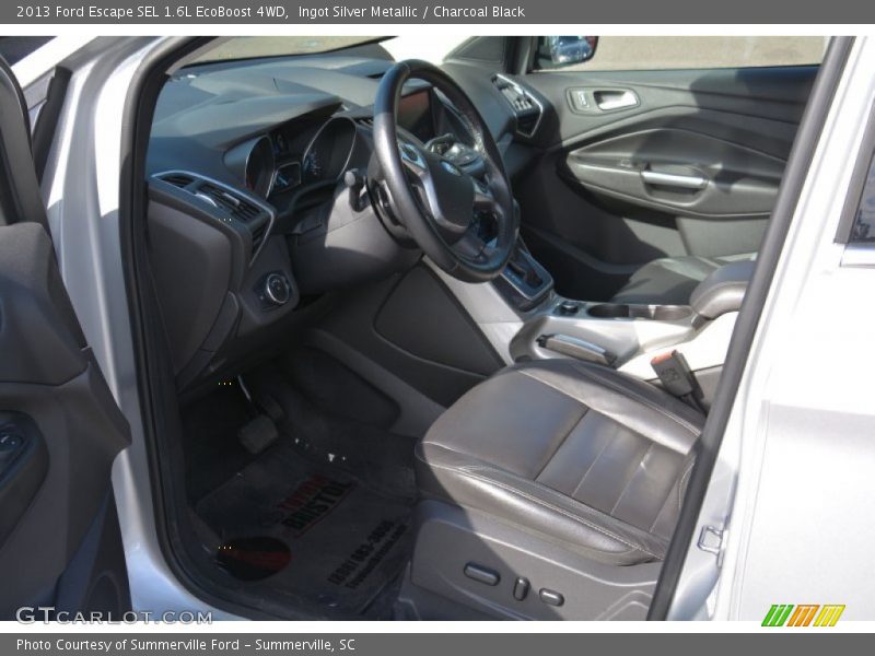 Ingot Silver Metallic / Charcoal Black 2013 Ford Escape SEL 1.6L EcoBoost 4WD