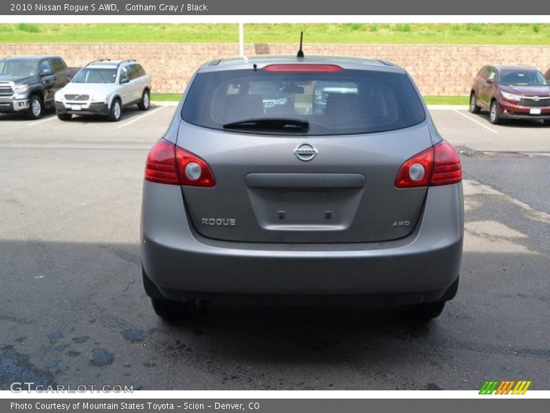 Gotham Gray / Black 2010 Nissan Rogue S AWD