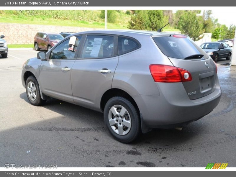 Gotham Gray / Black 2010 Nissan Rogue S AWD