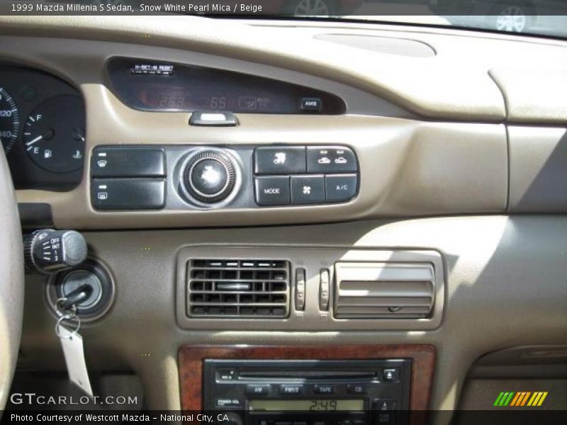 Snow White Pearl Mica / Beige 1999 Mazda Millenia S Sedan