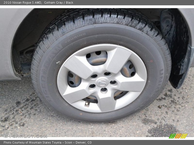 Gotham Gray / Black 2010 Nissan Rogue S AWD