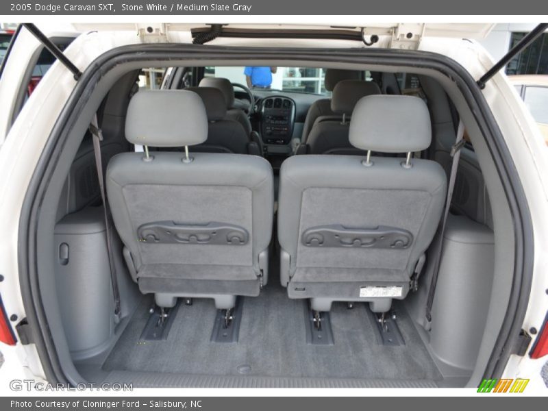 Stone White / Medium Slate Gray 2005 Dodge Caravan SXT