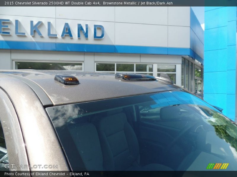Brownstone Metallic / Jet Black/Dark Ash 2015 Chevrolet Silverado 2500HD WT Double Cab 4x4