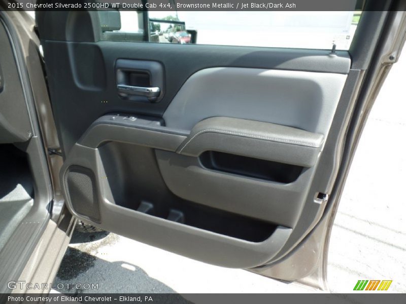 Brownstone Metallic / Jet Black/Dark Ash 2015 Chevrolet Silverado 2500HD WT Double Cab 4x4