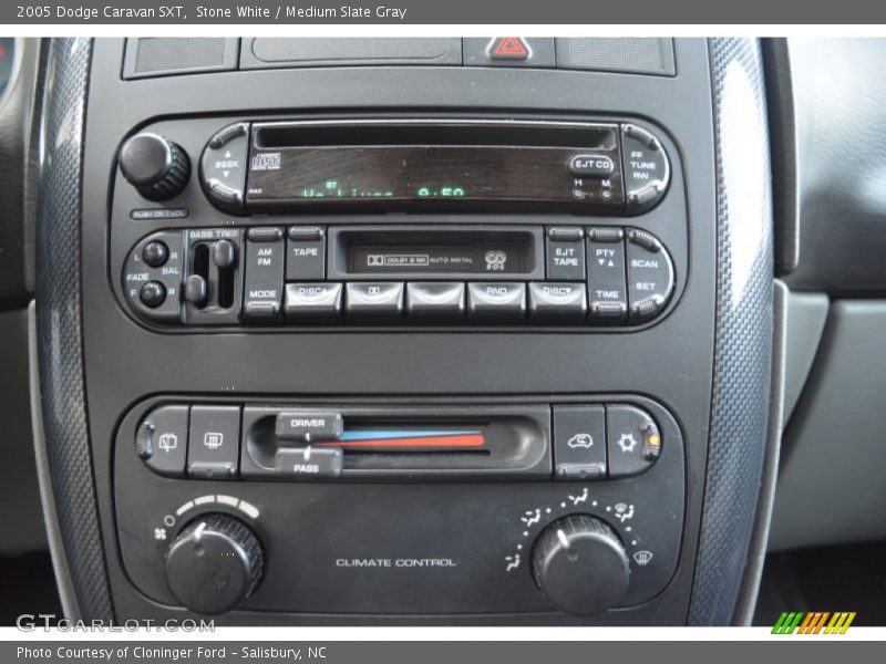 Stone White / Medium Slate Gray 2005 Dodge Caravan SXT