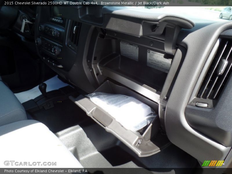 Brownstone Metallic / Jet Black/Dark Ash 2015 Chevrolet Silverado 2500HD WT Double Cab 4x4