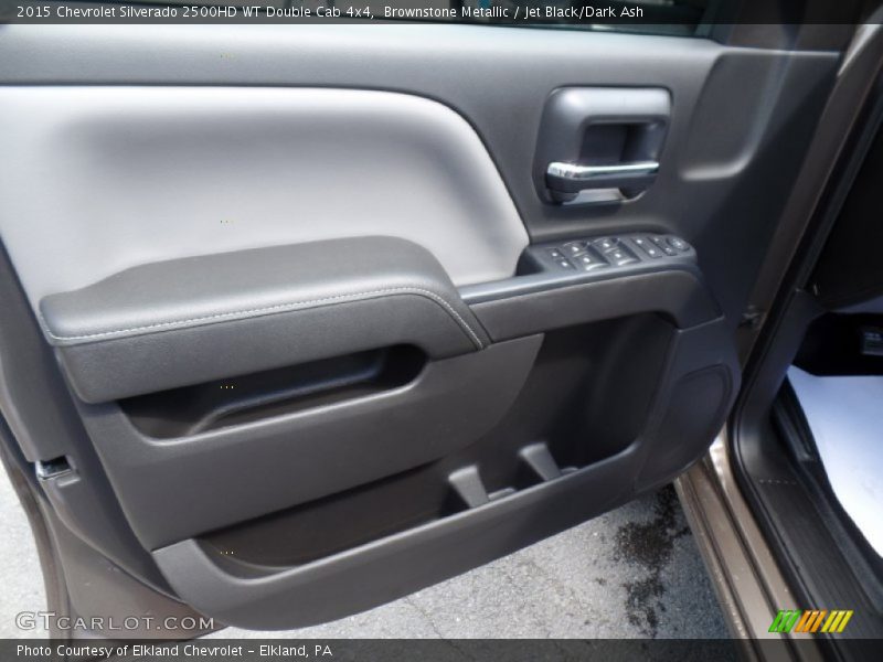 Brownstone Metallic / Jet Black/Dark Ash 2015 Chevrolet Silverado 2500HD WT Double Cab 4x4