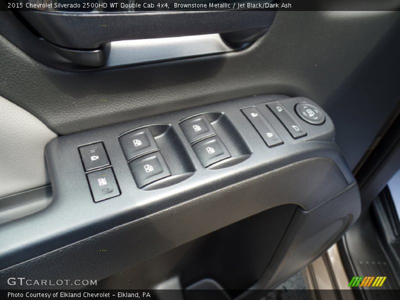 Brownstone Metallic / Jet Black/Dark Ash 2015 Chevrolet Silverado 2500HD WT Double Cab 4x4