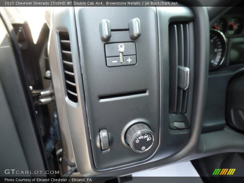 Brownstone Metallic / Jet Black/Dark Ash 2015 Chevrolet Silverado 2500HD WT Double Cab 4x4