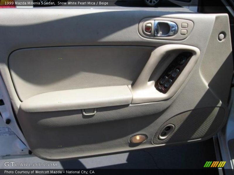 Snow White Pearl Mica / Beige 1999 Mazda Millenia S Sedan