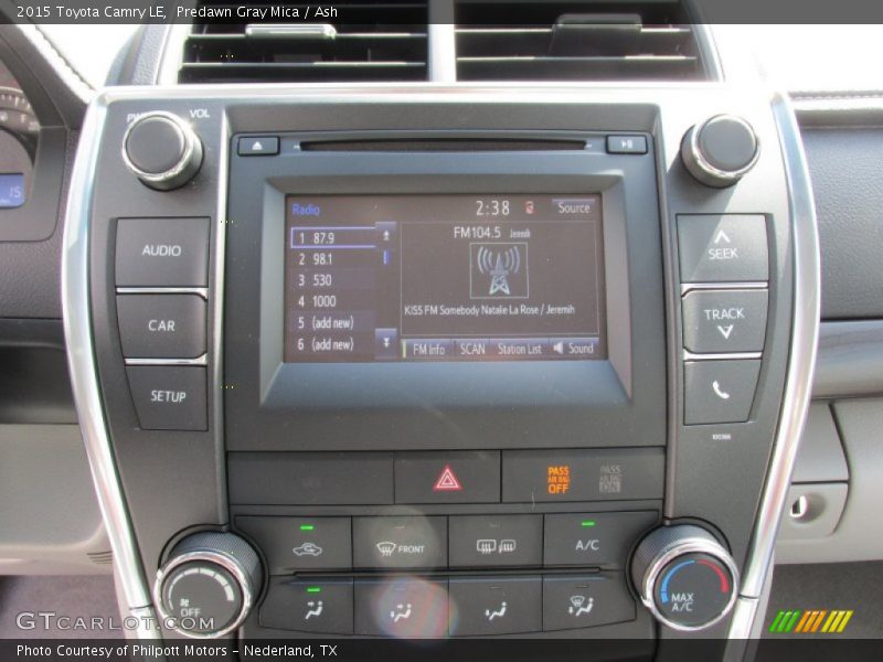 Predawn Gray Mica / Ash 2015 Toyota Camry LE