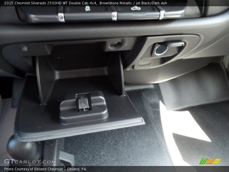 Brownstone Metallic / Jet Black/Dark Ash 2015 Chevrolet Silverado 2500HD WT Double Cab 4x4