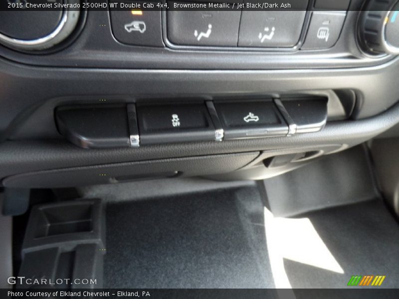Brownstone Metallic / Jet Black/Dark Ash 2015 Chevrolet Silverado 2500HD WT Double Cab 4x4