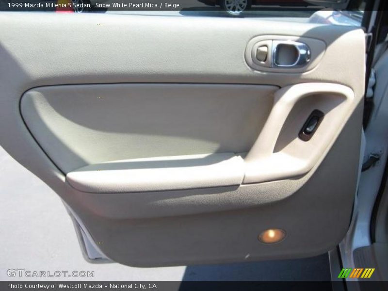 Snow White Pearl Mica / Beige 1999 Mazda Millenia S Sedan