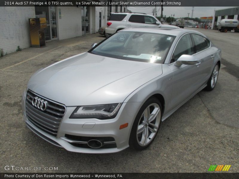 Ice Silver Metallic / Lunar Silver w/Diamond Contrast Stitching 2014 Audi S7 Prestige 4.0 TFSI quattro