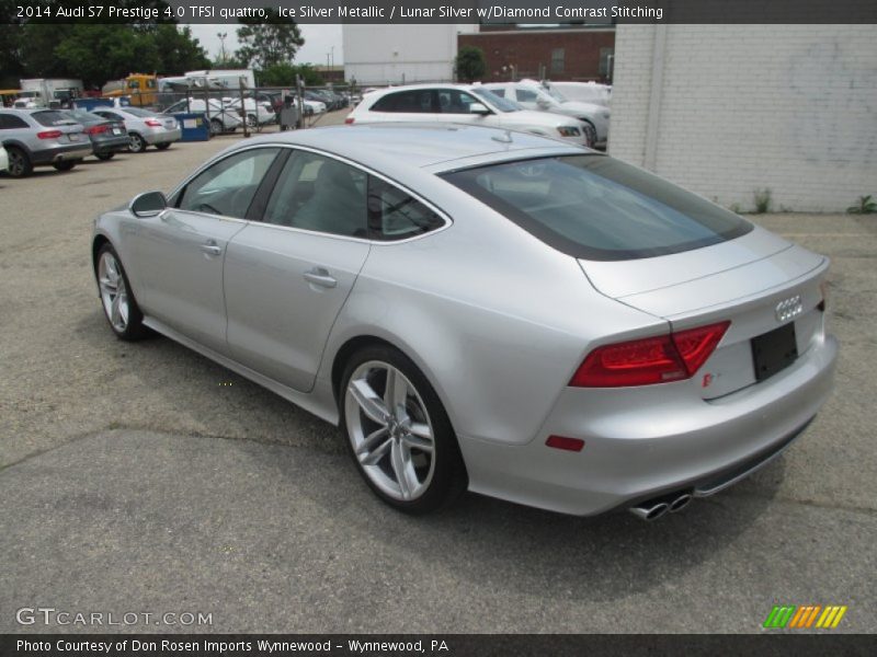 Ice Silver Metallic / Lunar Silver w/Diamond Contrast Stitching 2014 Audi S7 Prestige 4.0 TFSI quattro