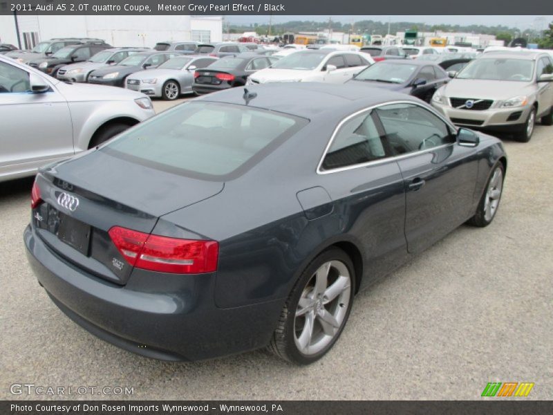Meteor Grey Pearl Effect / Black 2011 Audi A5 2.0T quattro Coupe