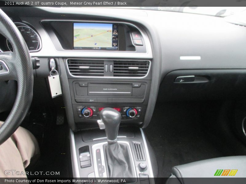 Meteor Grey Pearl Effect / Black 2011 Audi A5 2.0T quattro Coupe