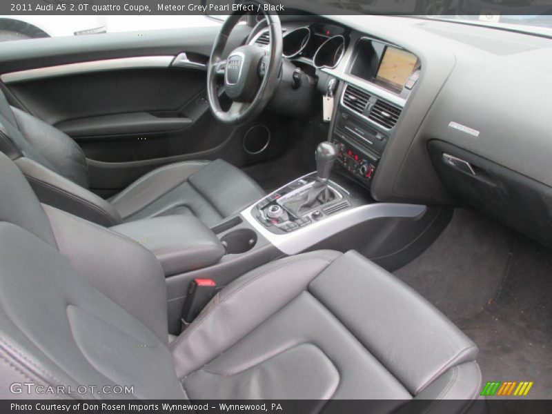 Meteor Grey Pearl Effect / Black 2011 Audi A5 2.0T quattro Coupe