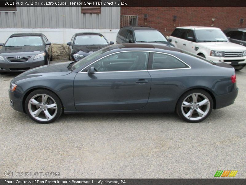 Meteor Grey Pearl Effect / Black 2011 Audi A5 2.0T quattro Coupe
