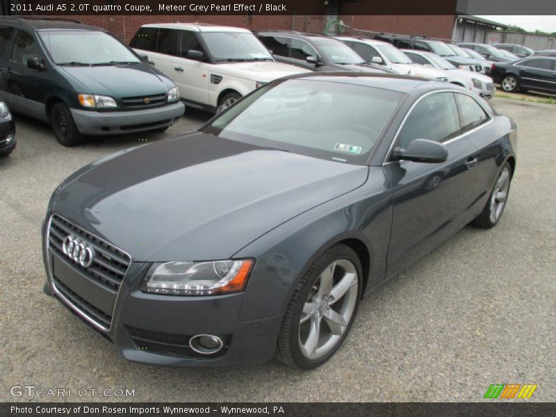 Meteor Grey Pearl Effect / Black 2011 Audi A5 2.0T quattro Coupe