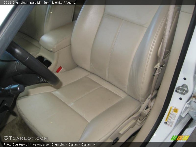 Summit White / Neutral 2011 Chevrolet Impala LT