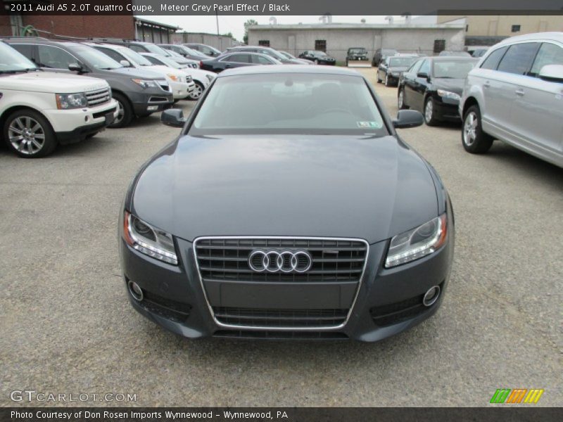 Meteor Grey Pearl Effect / Black 2011 Audi A5 2.0T quattro Coupe