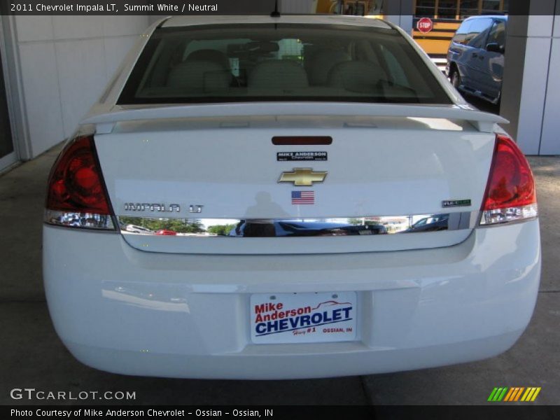 Summit White / Neutral 2011 Chevrolet Impala LT