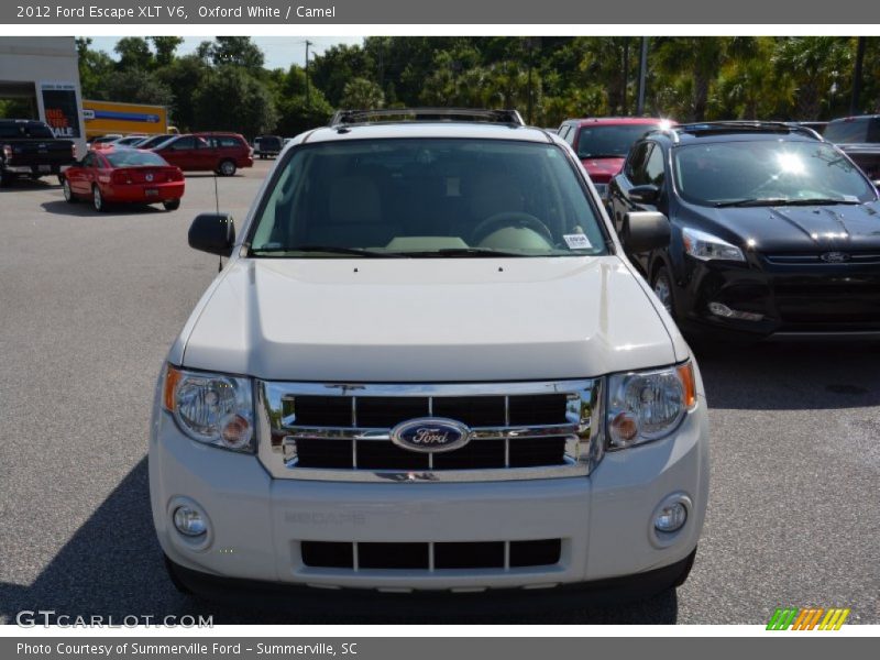 Oxford White / Camel 2012 Ford Escape XLT V6