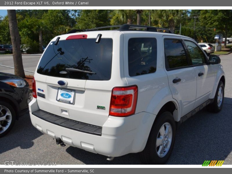 Oxford White / Camel 2012 Ford Escape XLT V6