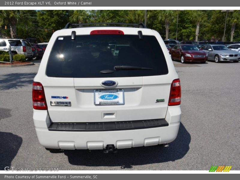 Oxford White / Camel 2012 Ford Escape XLT V6