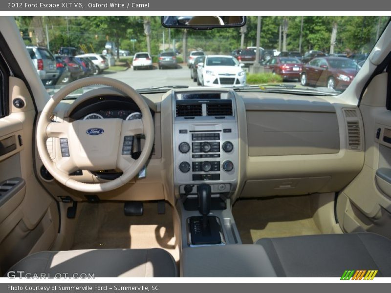 Oxford White / Camel 2012 Ford Escape XLT V6