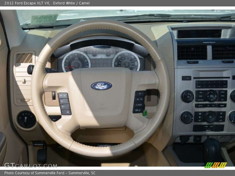 Oxford White / Camel 2012 Ford Escape XLT V6
