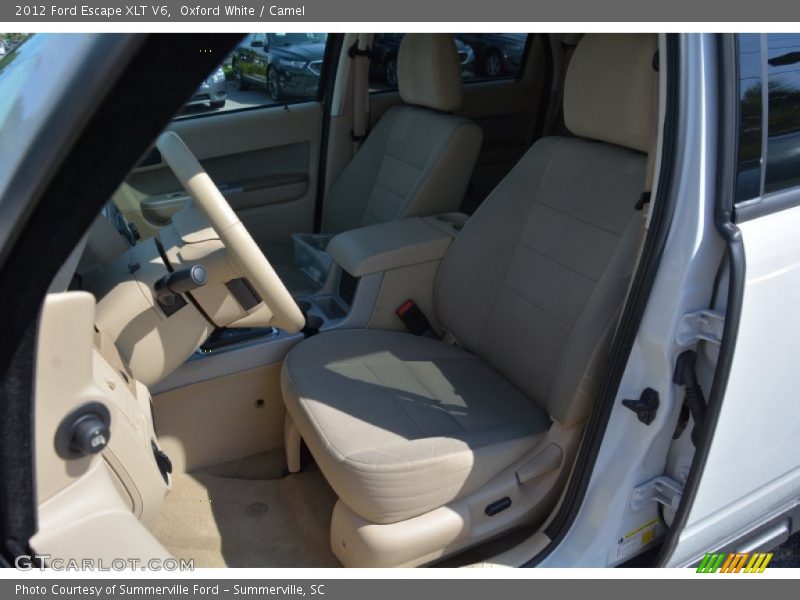 Oxford White / Camel 2012 Ford Escape XLT V6