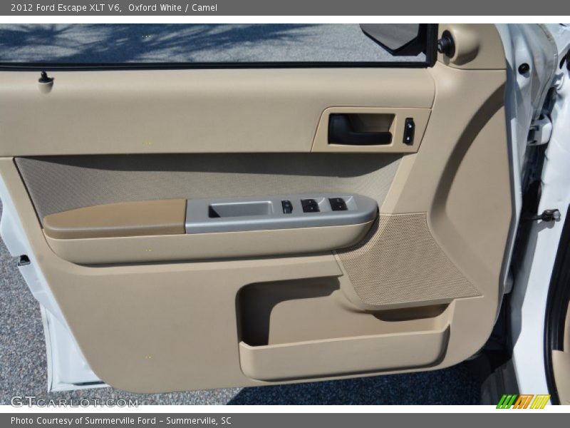 Oxford White / Camel 2012 Ford Escape XLT V6