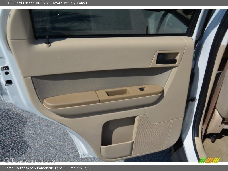 Oxford White / Camel 2012 Ford Escape XLT V6