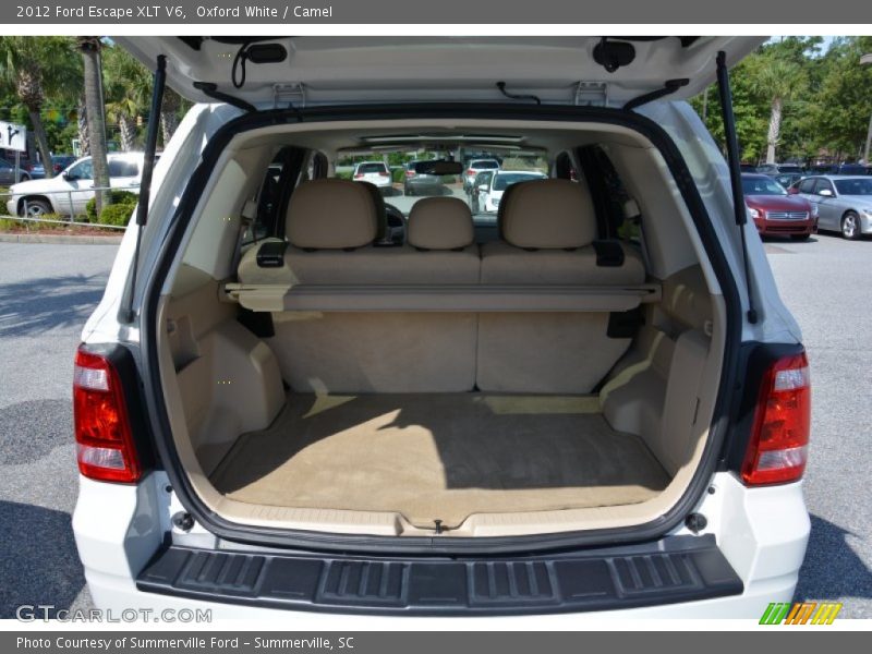 Oxford White / Camel 2012 Ford Escape XLT V6