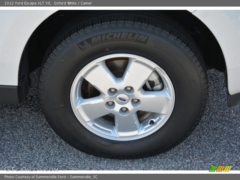 Oxford White / Camel 2012 Ford Escape XLT V6