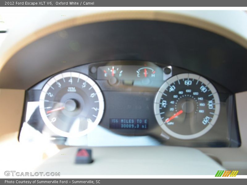 Oxford White / Camel 2012 Ford Escape XLT V6