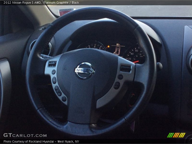 Platinum Graphite / Black 2012 Nissan Rogue S AWD