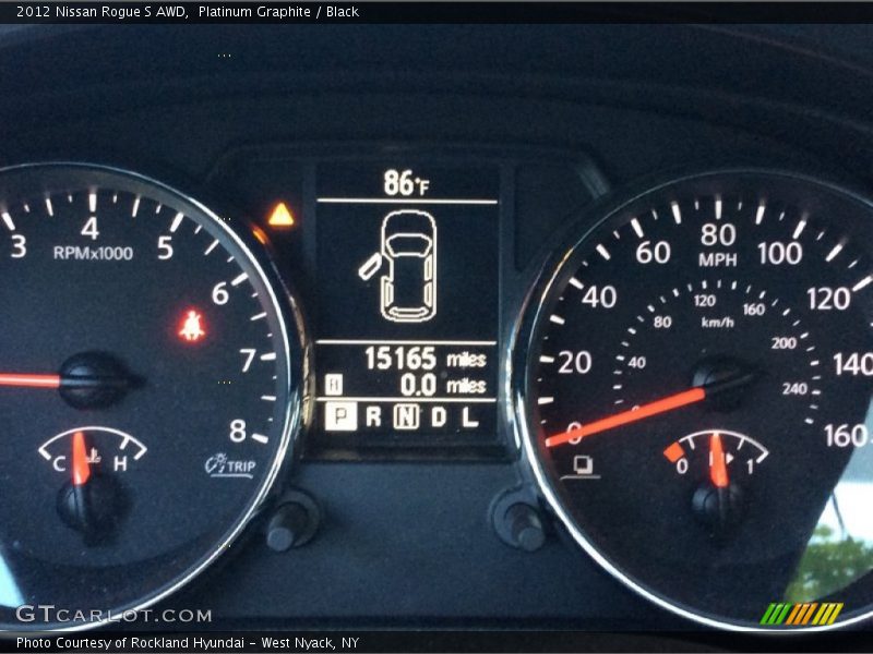 Platinum Graphite / Black 2012 Nissan Rogue S AWD
