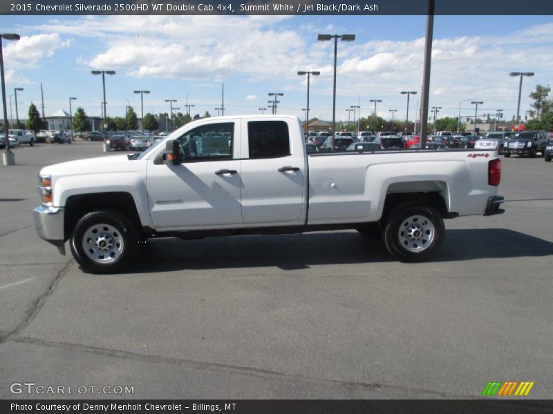 Summit White / Jet Black/Dark Ash 2015 Chevrolet Silverado 2500HD WT Double Cab 4x4