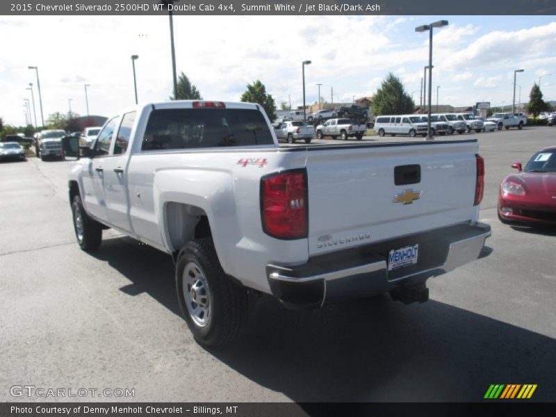Summit White / Jet Black/Dark Ash 2015 Chevrolet Silverado 2500HD WT Double Cab 4x4