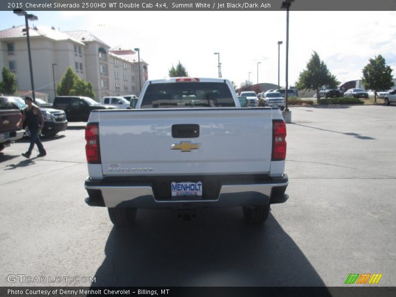 Summit White / Jet Black/Dark Ash 2015 Chevrolet Silverado 2500HD WT Double Cab 4x4