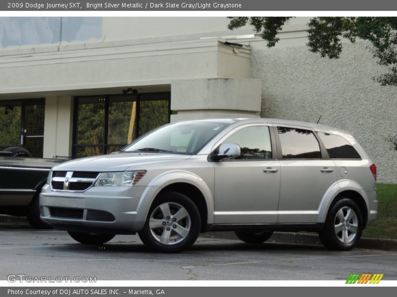 Bright Silver Metallic / Dark Slate Gray/Light Graystone 2009 Dodge Journey SXT