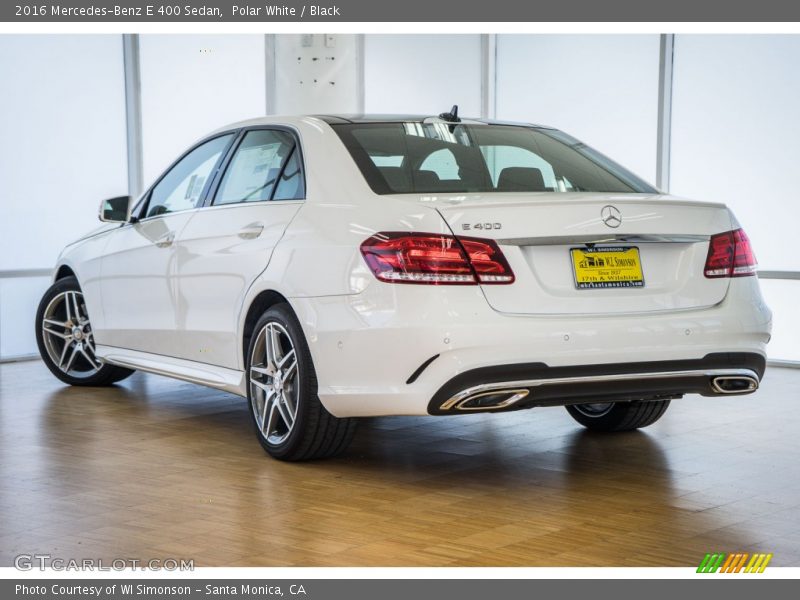 Polar White / Black 2016 Mercedes-Benz E 400 Sedan