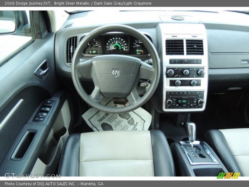 Bright Silver Metallic / Dark Slate Gray/Light Graystone 2009 Dodge Journey SXT