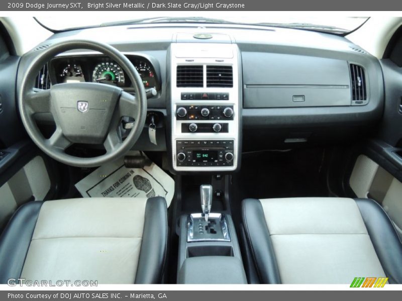 Bright Silver Metallic / Dark Slate Gray/Light Graystone 2009 Dodge Journey SXT