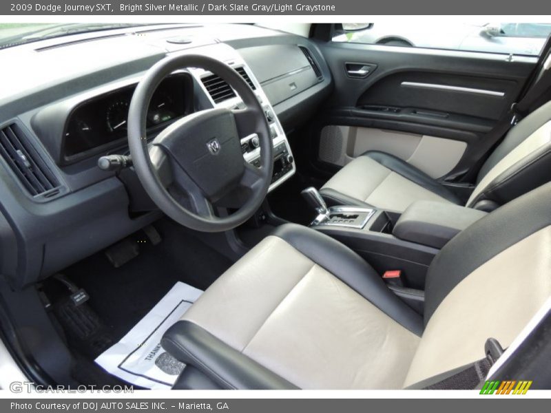 Bright Silver Metallic / Dark Slate Gray/Light Graystone 2009 Dodge Journey SXT